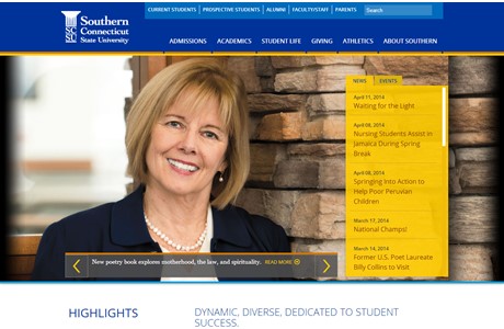 Southern Connecticut State University Website