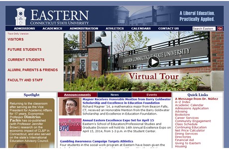 Eastern Connecticut State University Website