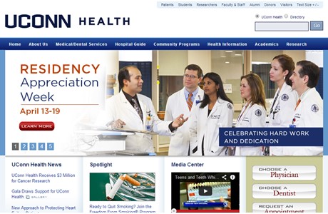 University of Connecticut Health Center Website