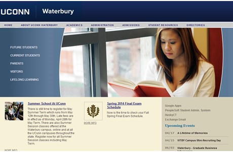 University of Connecticut-Waterbury Website