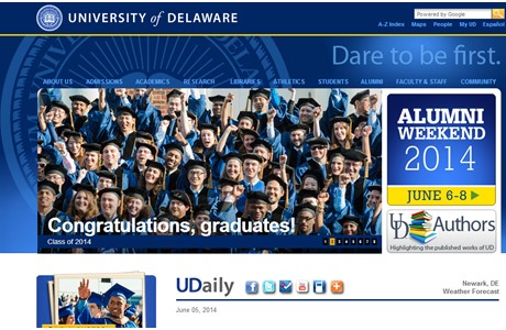 University of Delaware Website