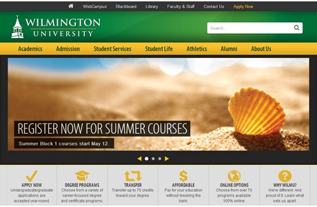 Wilmington University Website