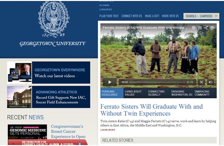 Georgetown University Website