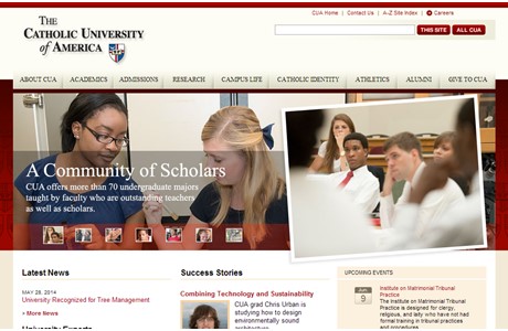 The Catholic University of America Website