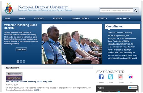 National Defense University Website