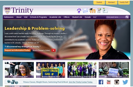 Trinity Washington University Website