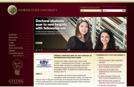 Florida State University Website