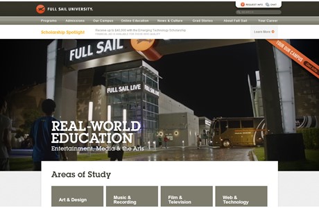 Full Sail University Website