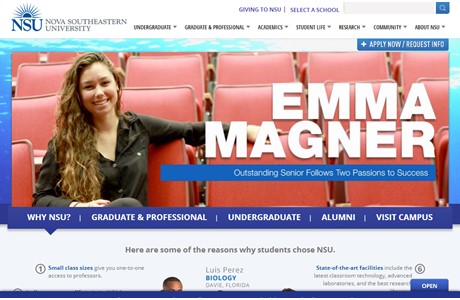 Nova Southeastern University Website