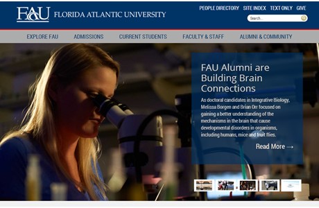 Florida Atlantic University Website