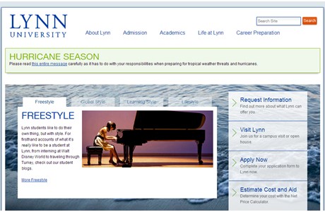 Lynn University Website