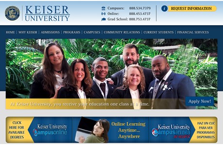 Keiser University Website