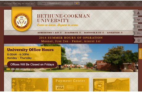 Bethune-Cookman University Website