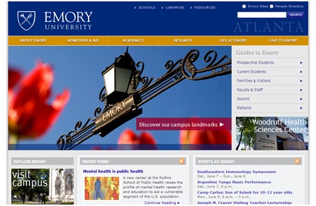 Emory University Website