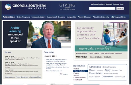 Georgia Southern University Website