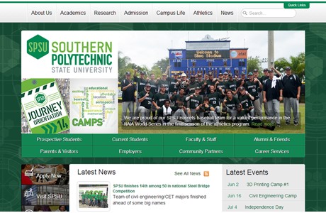 Southern Polytechnic State University Website