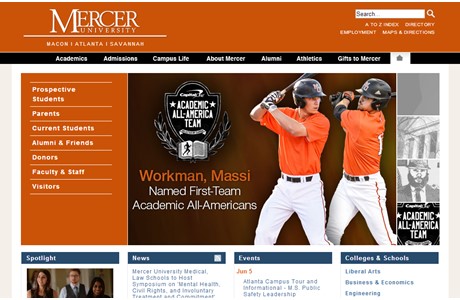 Mercer University Website