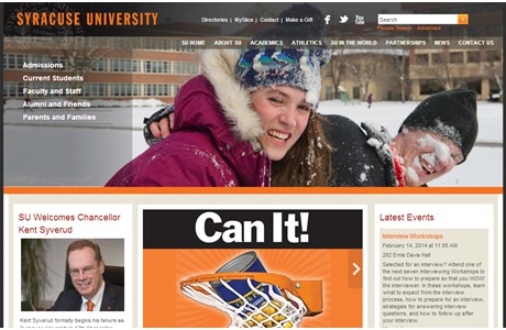 Syracuse University Website