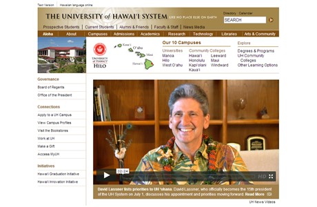 University of Hawaii Website