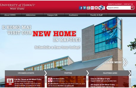 University of Hawaii-West Oahu Website