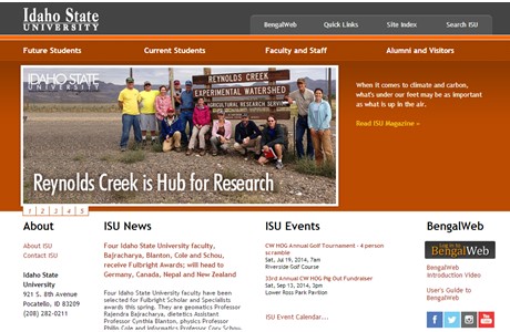 Idaho State University Website