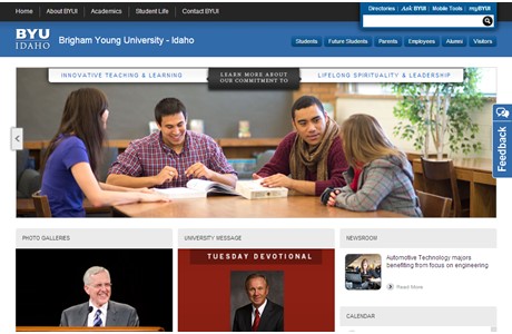 Brigham Young University-Idaho Website