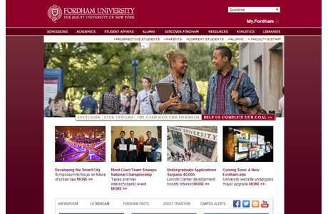 Fordham University Website