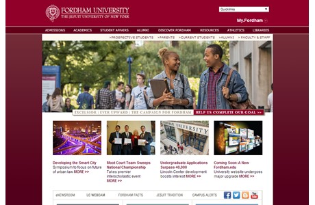 Fordham University Website