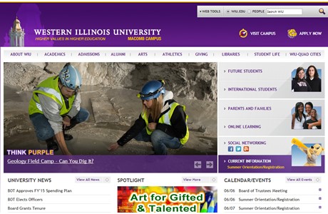 Western Illinois University Website