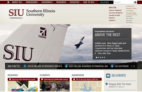 Southern Illinois University Carbondale Website