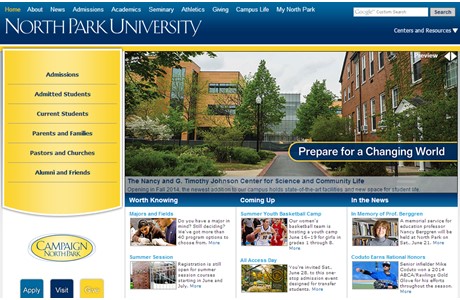 North Park University Website
