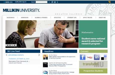 Millikin University Website
