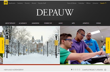 DePauw University Website