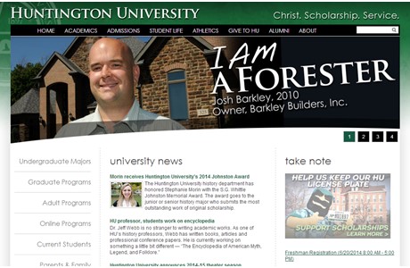 Huntington University Website