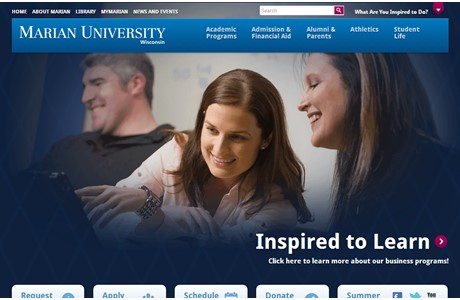 Marian University Website