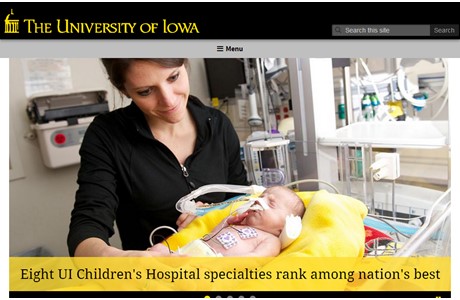 University of Iowa Website