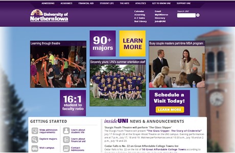 University of Northern Iowa Website