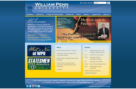 William Penn University Website