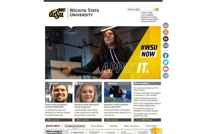 Wichita State University Website