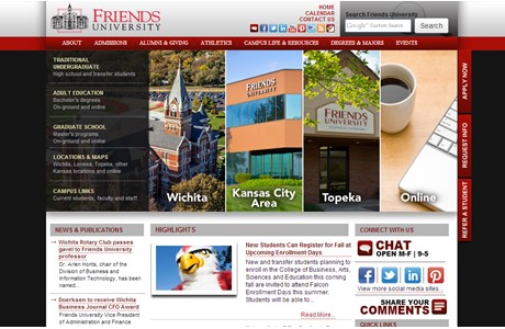 Friends University Website