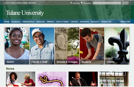 Tulane University Website