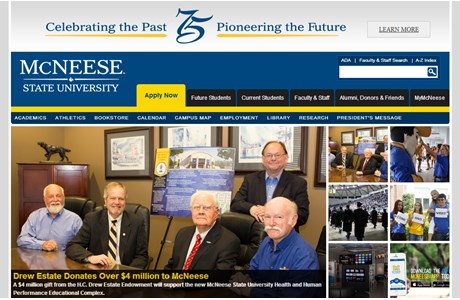 McNeese State University Website