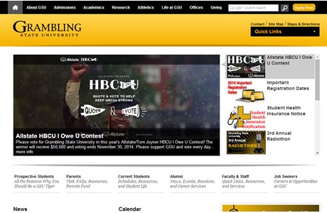 Grambling State University Website