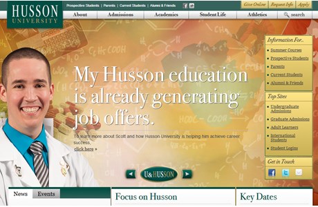 Husson University Website