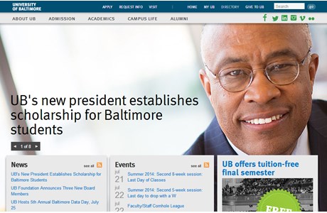 University of Baltimore Website