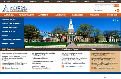 Morgan State University Website