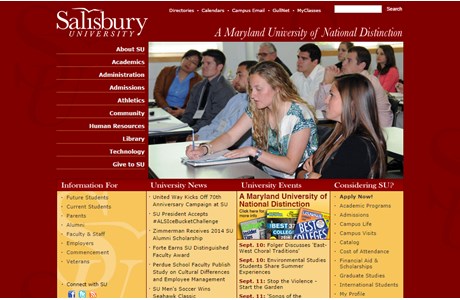 Salisbury University Website