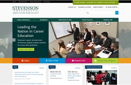 Stevenson University Website