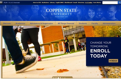 Coppin State University Website