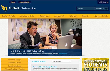 Suffolk University Website